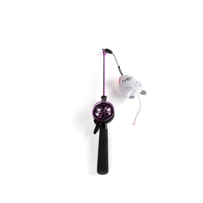 Fuzz Fishing Rod Cat Toy
