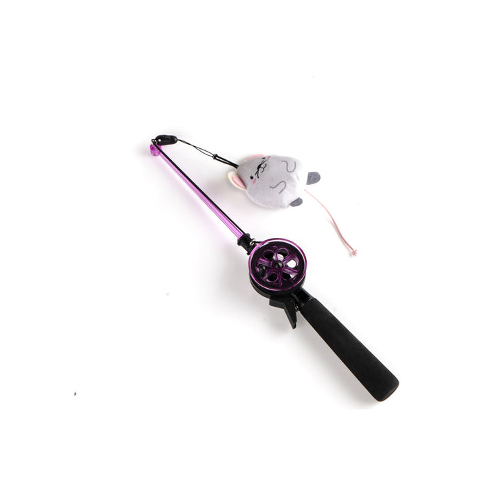Fuzz Fishing Rod Cat Toy