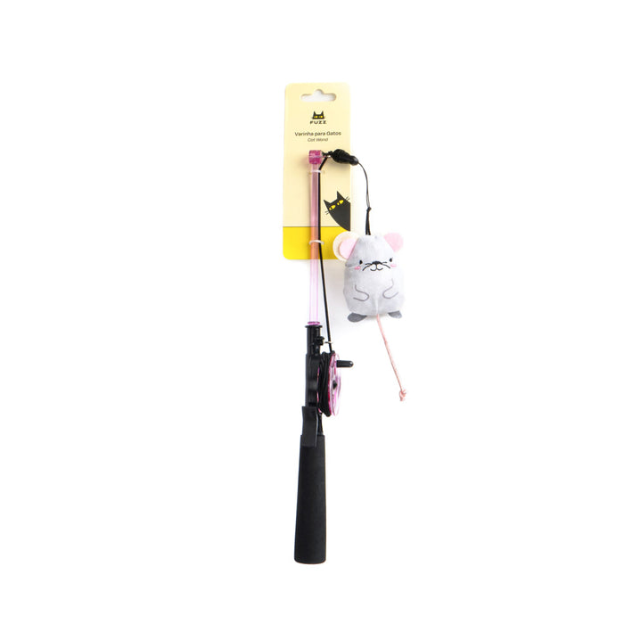 Fuzz Fishing Rod Cat Toy