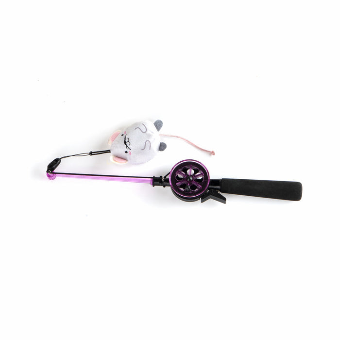 Fuzz Fishing Rod Cat Toy