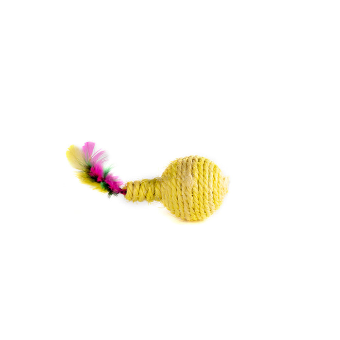 Fuzz Sisal Pear Cat Toy