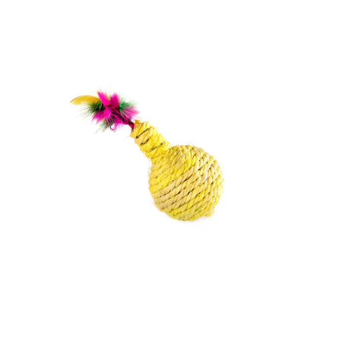 Fuzz Sisal Pear Cat Toy