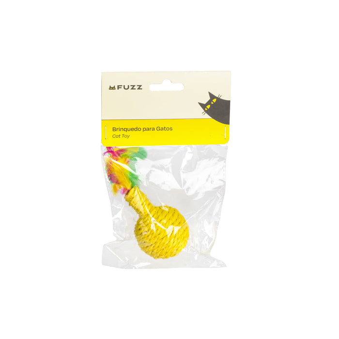 Fuzz Sisal Pear Cat Toy