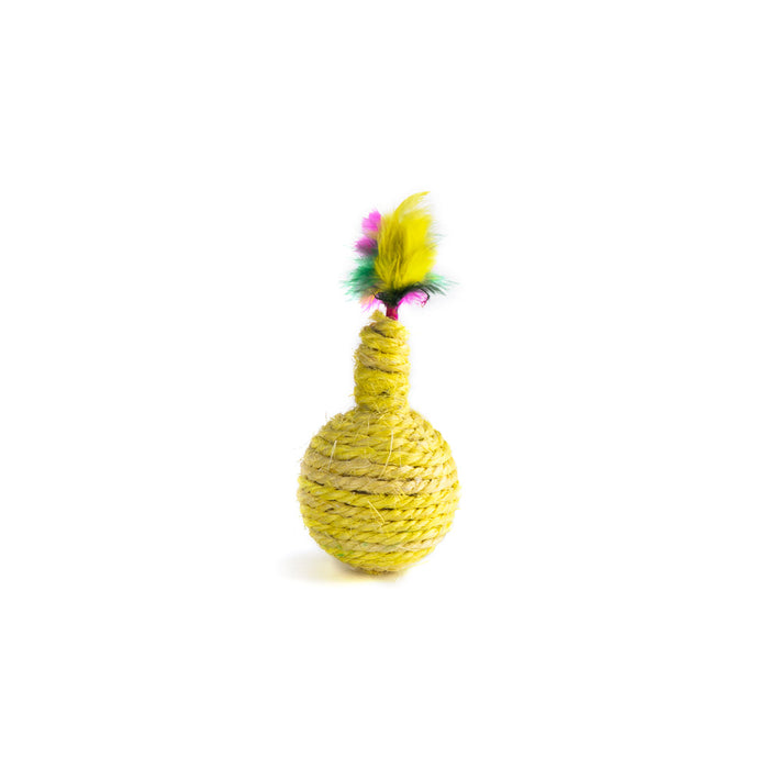 Fuzz Sisal Pear Cat Toy