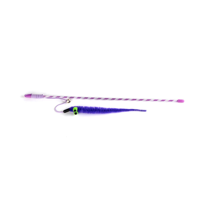 Fuzz Crazy Worm Wand Cat Toy