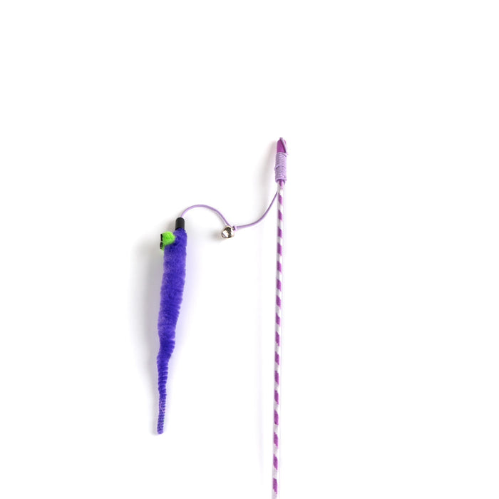 Fuzz Crazy Worm Wand Cat Toy