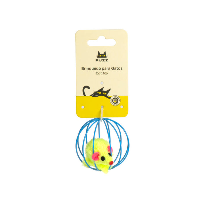 Fuzz Hamster Ball Cat Toy