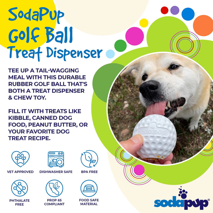 Golf Ball Treat Dispenser for Dogs
