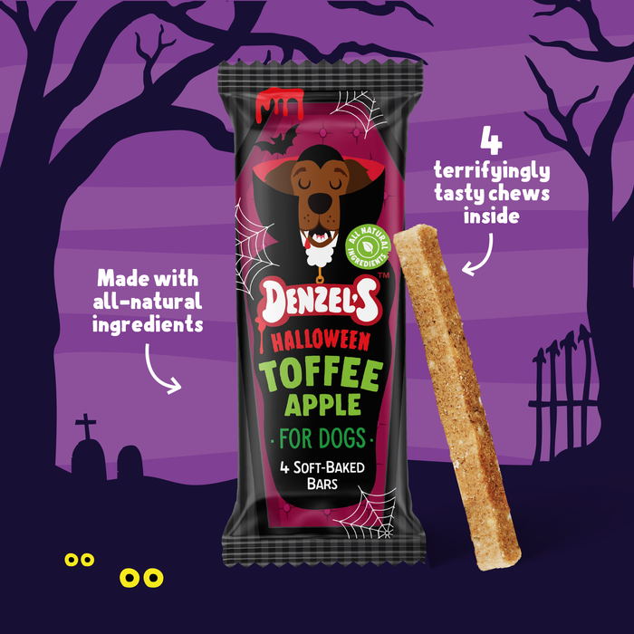 Denzel's Halloween Toffee Apple Soft Sticks for Dogs 75g