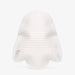 White toy with textured surface on a white background