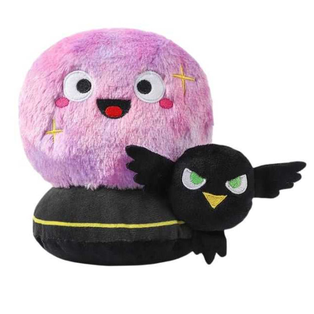 Hugsmart Crystal Ball Halloween Squeaky Plush Dog Toy