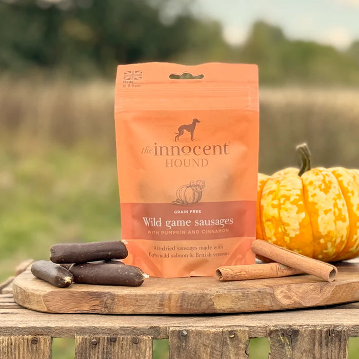 The Innocent Hound Wild Game Sausages with Pumpkin & Cinnamon - 5pcs