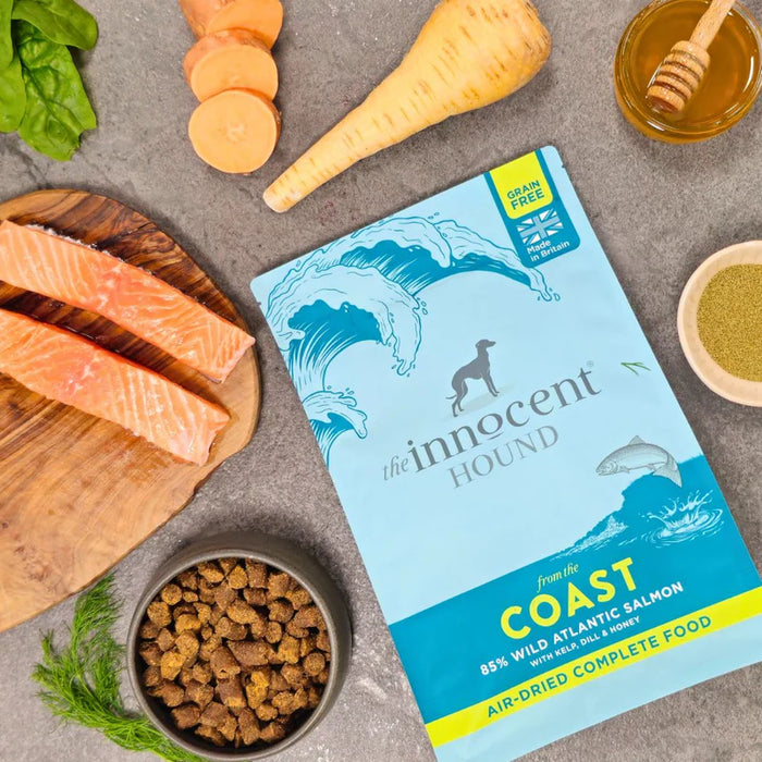 The Innocent Hound From The Coast, Atlantic Salmon Air-Dried Dog Food - 1kg