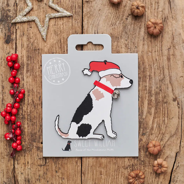 Christmas Tree Dog Decoration, Jack Russell