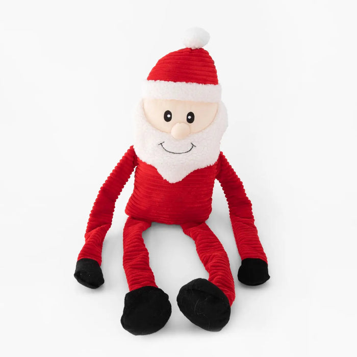 Christmas Soft Crinkly Dog Toy - Jumbo Santa