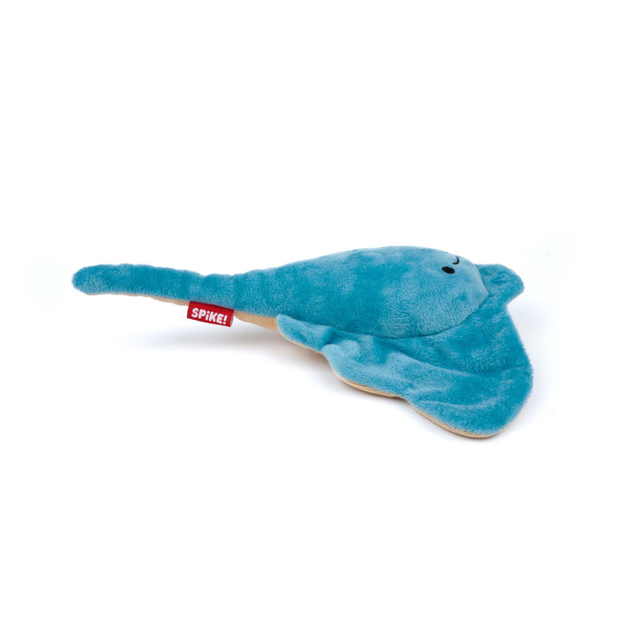 Spike Plush Manta Ray Dog Toy