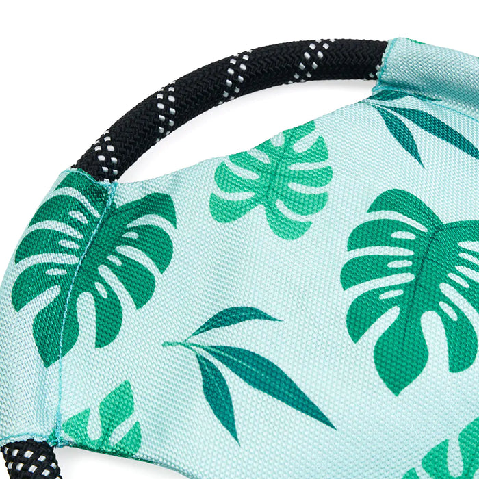 ZippyPaws Rope Gliderz Dog Frisbee Tug Toy - Monstera