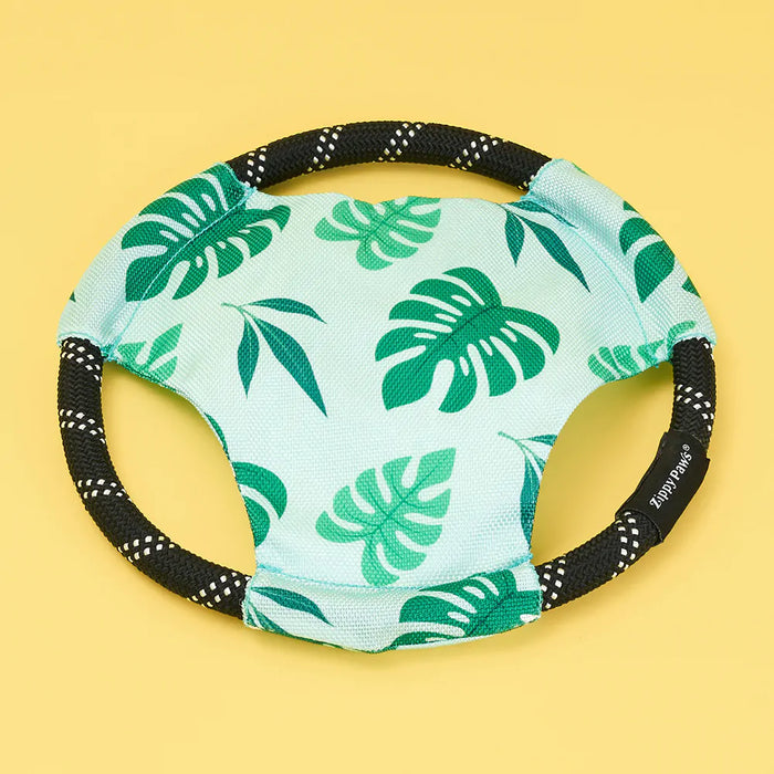 ZippyPaws Rope Gliderz Dog Frisbee Tug Toy - Monstera