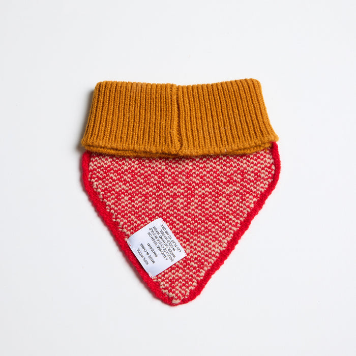 Nooee Pet Oliver 100% Merino Wool Knit Bandana Dog Scarf & Cat Scarves