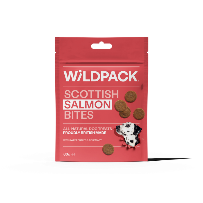 WILD PACK Scottish Salmon Bites- Natural Dog Treats