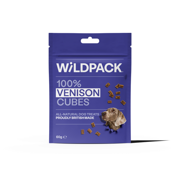 WILD PACK Venison Cubes - Natural Dog Treats