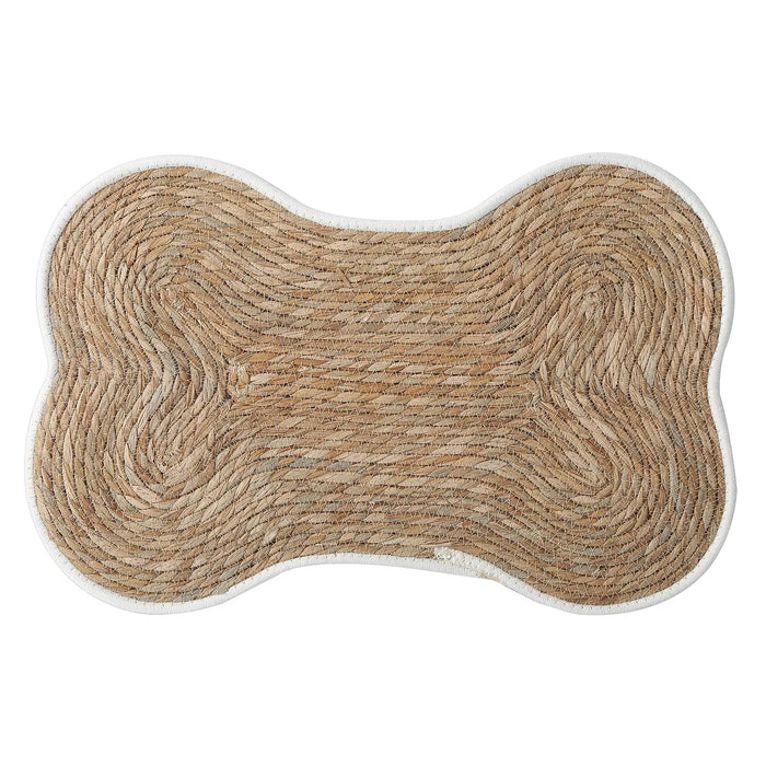 "Loxley" Woven Bone Shaped Placemat for Pets