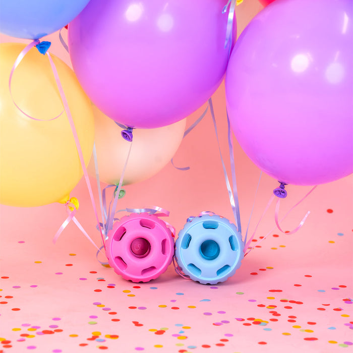 Woof Blue Party Pupsicle Toy + Pops Refill Combo