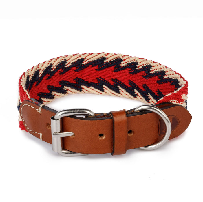Buddys Dogwear Peruvian Arrow Red Dog Collar