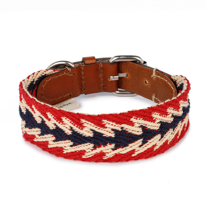 Buddys Dogwear Peruvian Arrow Red Dog Collar