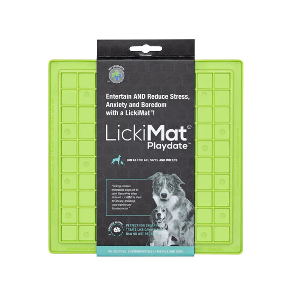 LickiMat Playdate Classic Enrichment Lick Mat for Dogs - 10 Colours