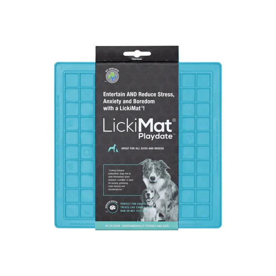 LickiMat Playdate Classic Enrichment Lick Mat for Dogs - 10 Colours