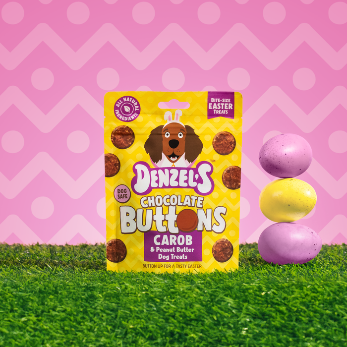 Denzel's Easter Chocolate Buttons Dog Treats - 90g