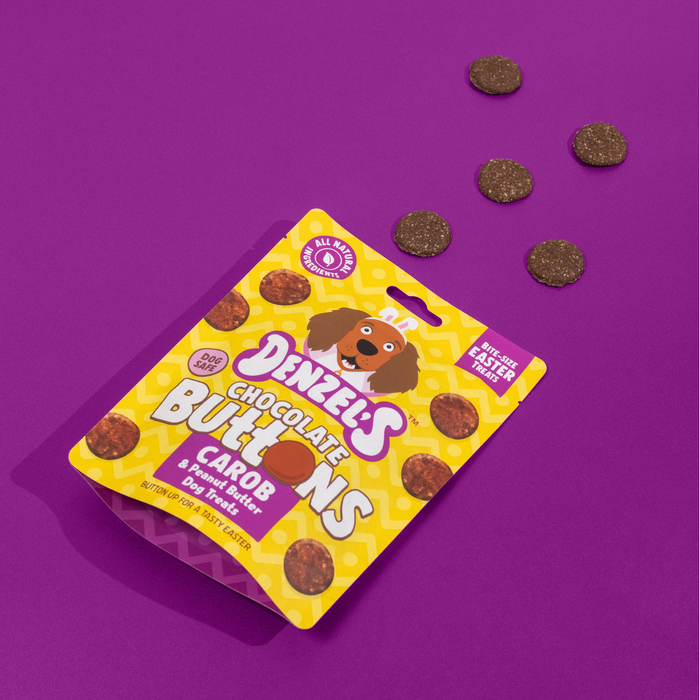 Denzel's Easter Chocolate Buttons Dog Treats - 90g