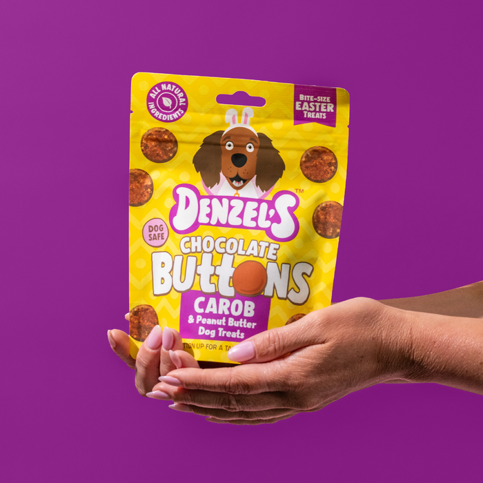 Denzel's Easter Chocolate Buttons Dog Treats - 90g