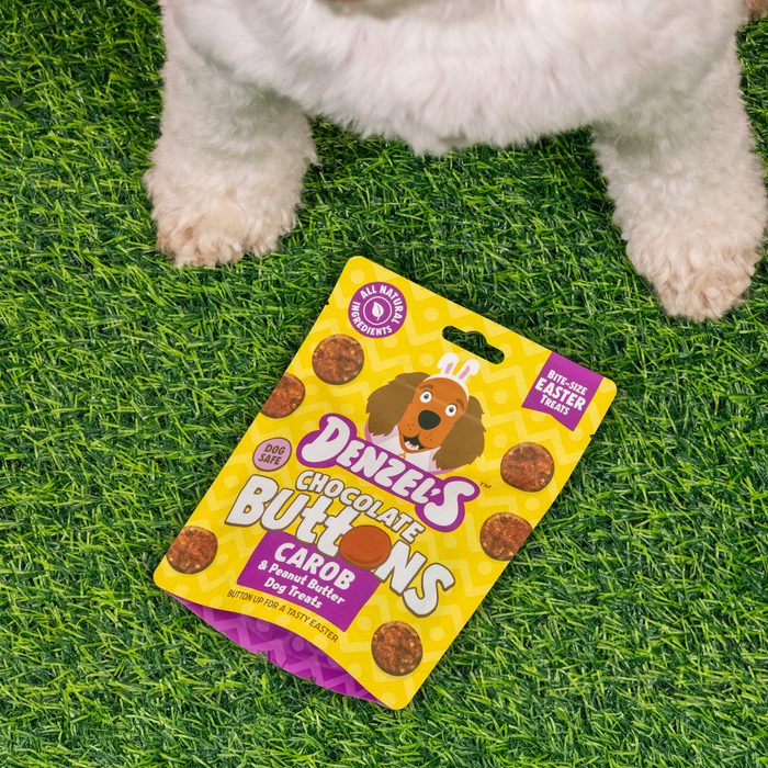 Denzel's Easter Chocolate Buttons Dog Treats - 90g