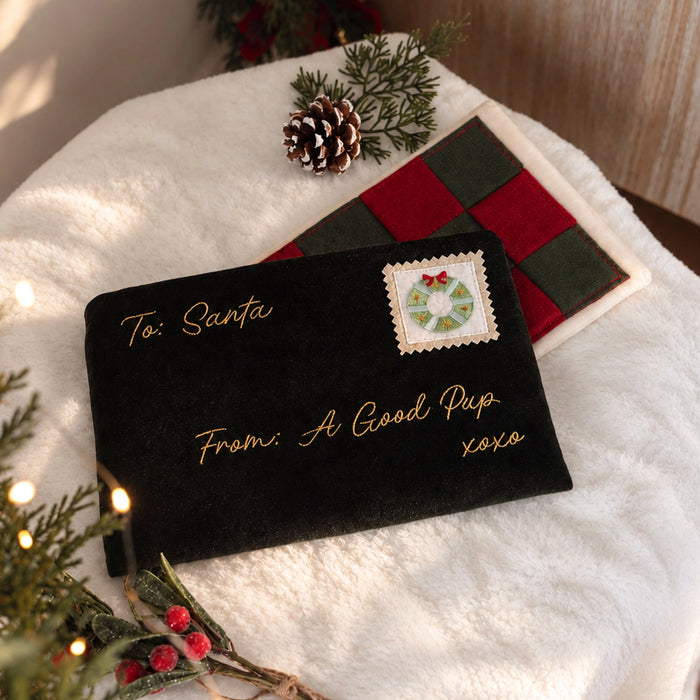 Pups & Bubs Christmas Dog Toy - Letter to Santa