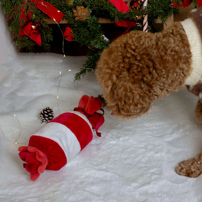 Pups & Bubs Christmas Dog Toy - Peppermint Candy