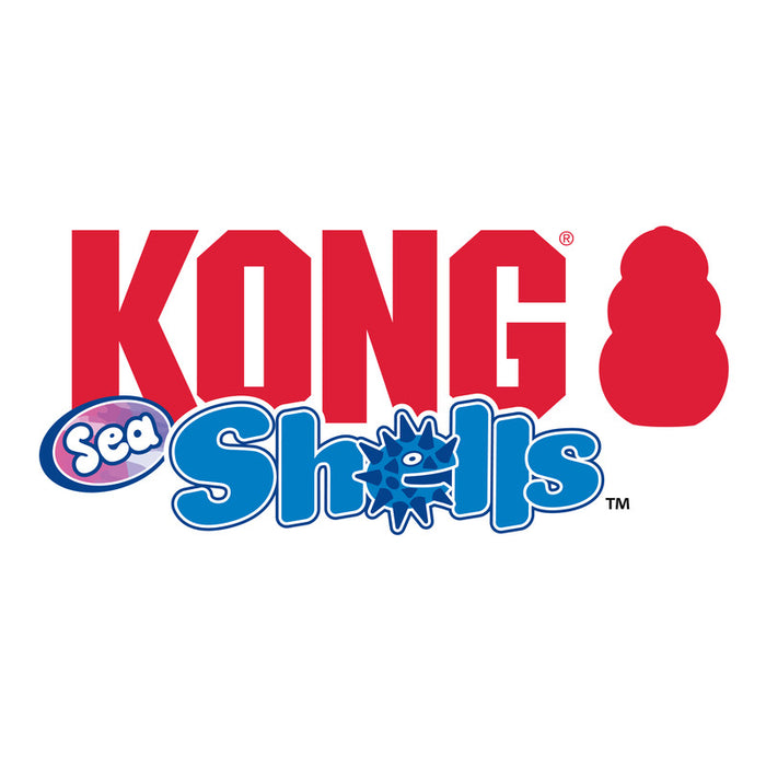KONG Sea Shells Seahorse Soft Crackly Toy - Small / Medium