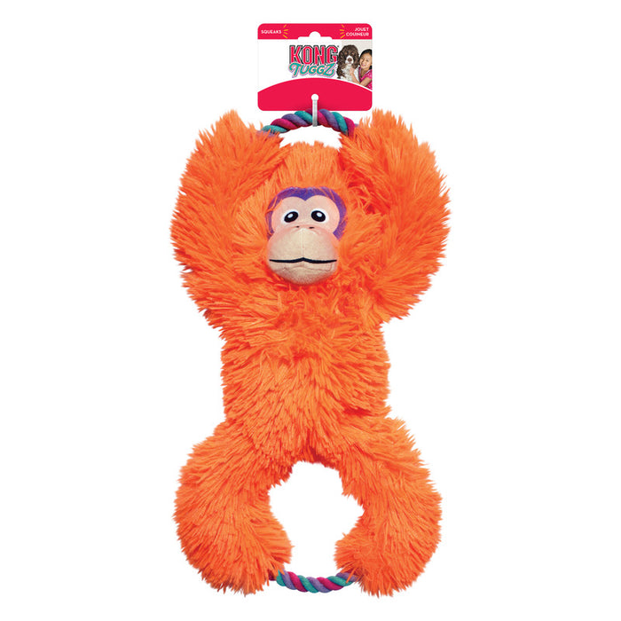 KONG Tuggz Monkey Soft Squeaky Crinkly Tug Toy - Extra Large
