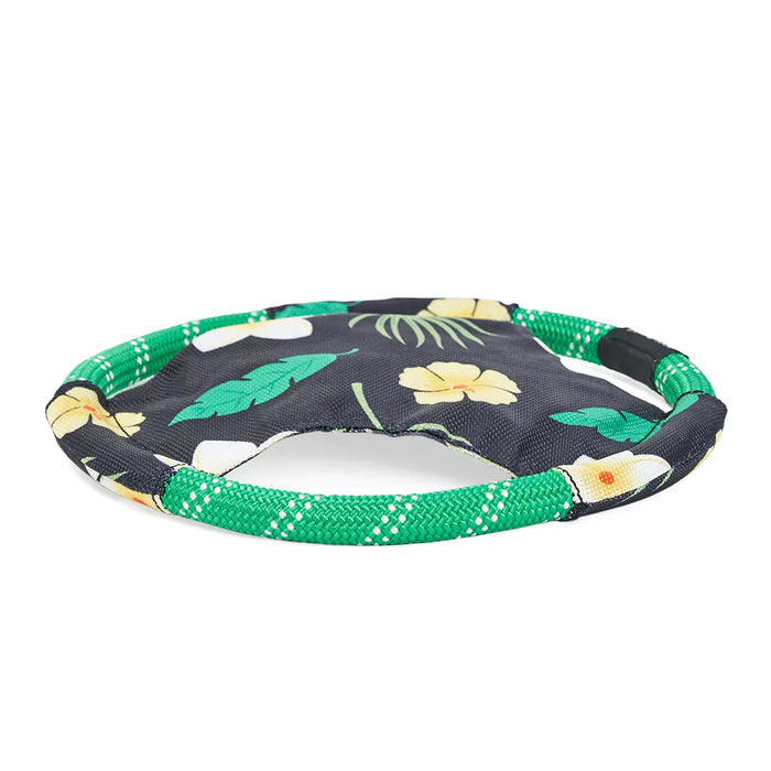 ZippyPaws Rope Gliderz Dog Frisbee Tug Toy - Hawaiian