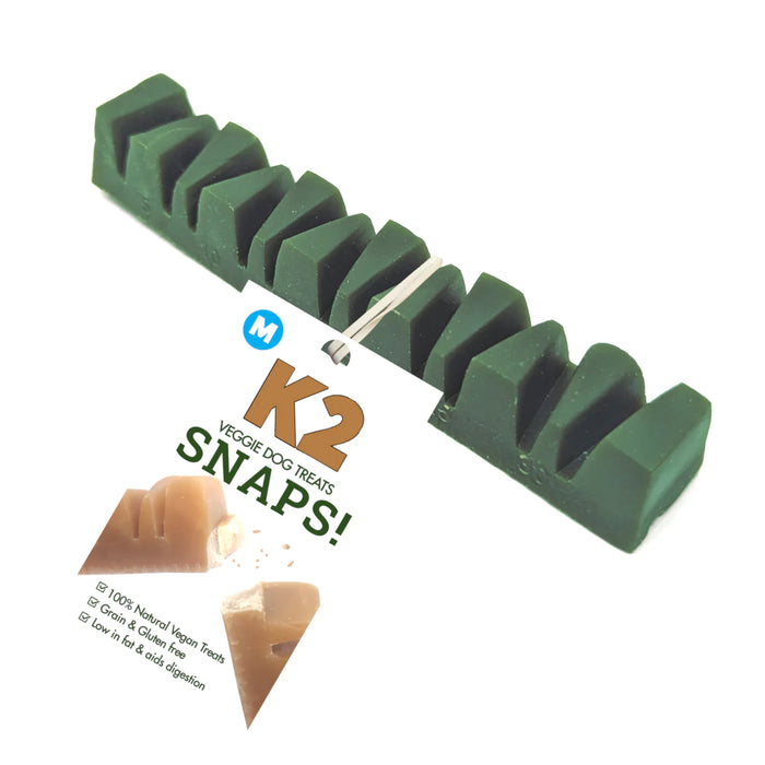 SNAPS! Natural Vegetable Dog Training Treats Spinach & Apple