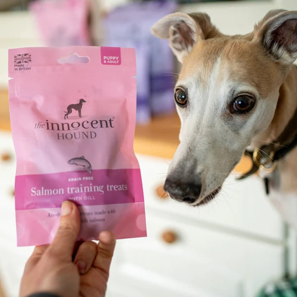 The Innocent Hound Salmon Bites Dog Treats with Dill - 70g