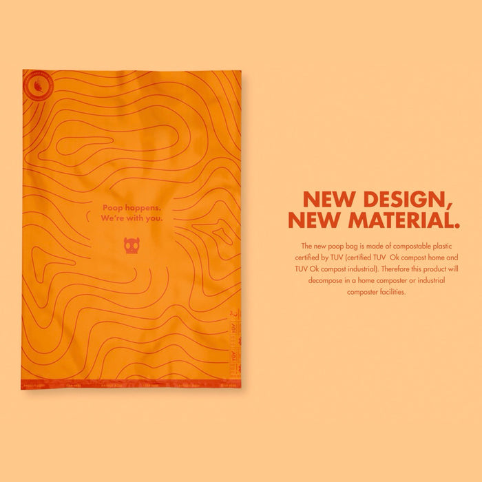 Zee.Dog Compostable Poo Bags - 4 Rolls Refill