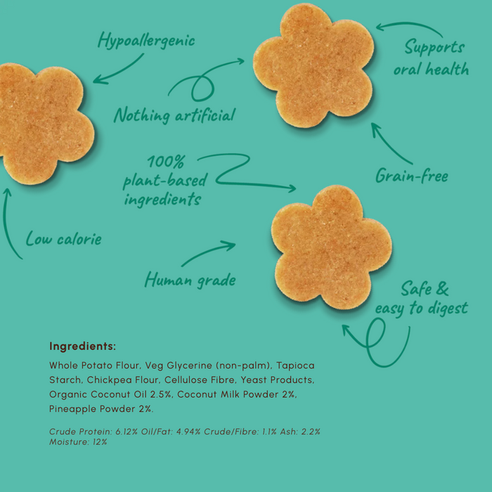 Soopa Mini Breed Natural Dog Treats - Paw-Na Colada