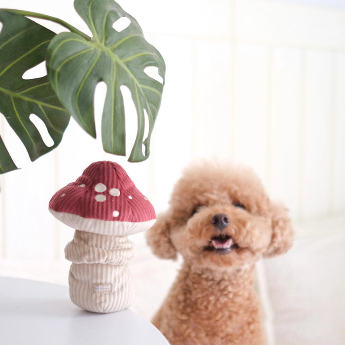 Shroom Toadstool Soft Snuffle Enrichment Toy for Dogs