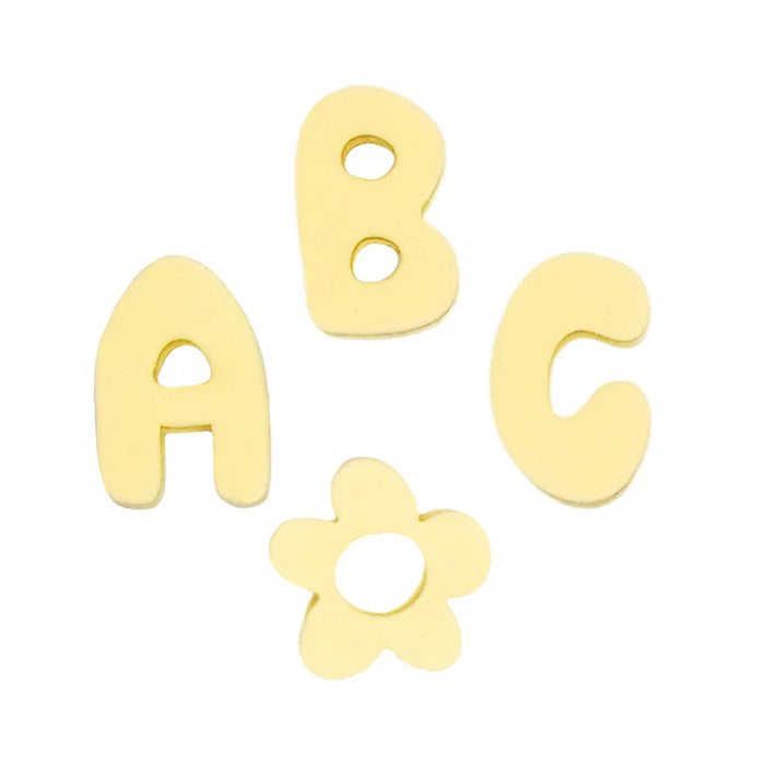 letters on white background