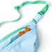 blue and green bag