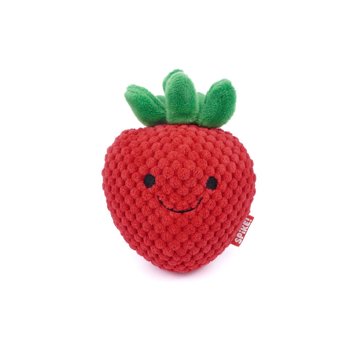 Spike Kawaii Plush Strawberry Dog Toy