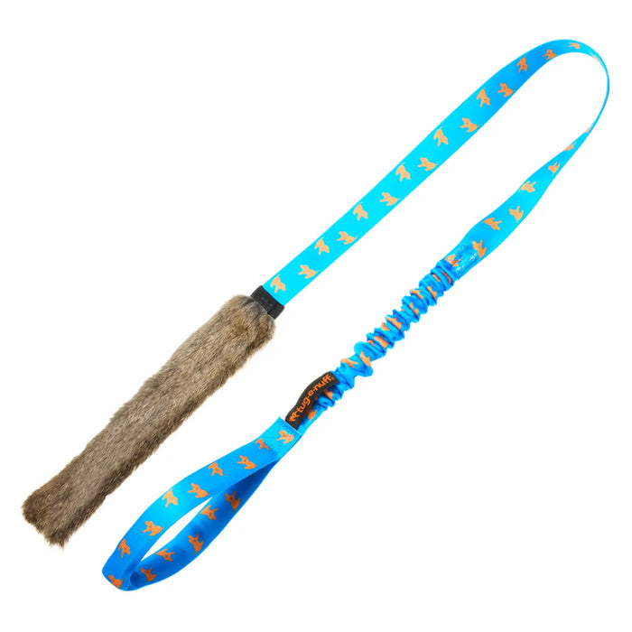 Tug-E-Nuff Rabbit Skin Bungee Chaser Toy for Dogs