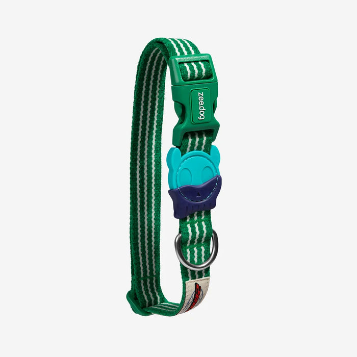 Zee.Dog Velvet Vibes Vert Dog Collar